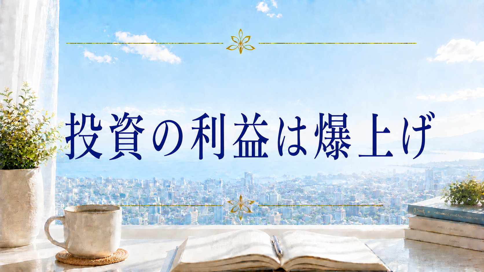 投資の利益は爆上げ