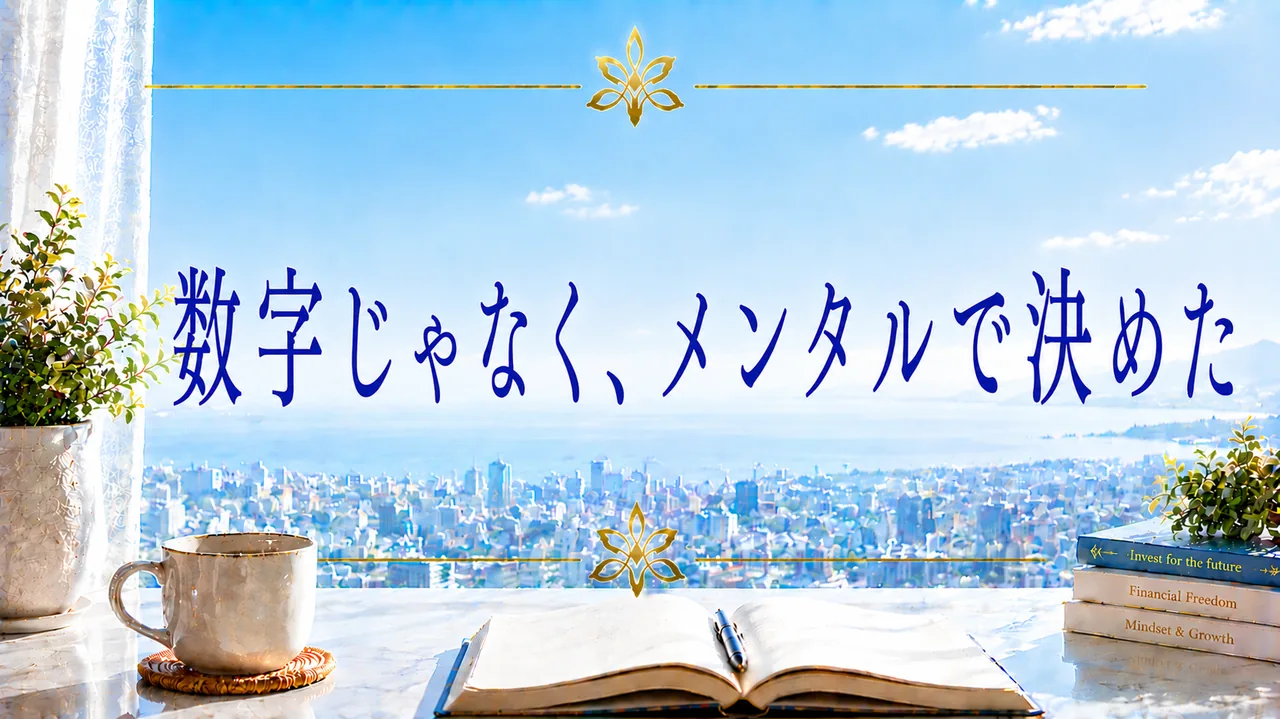 数字じゃなく、メンタルで決めた
