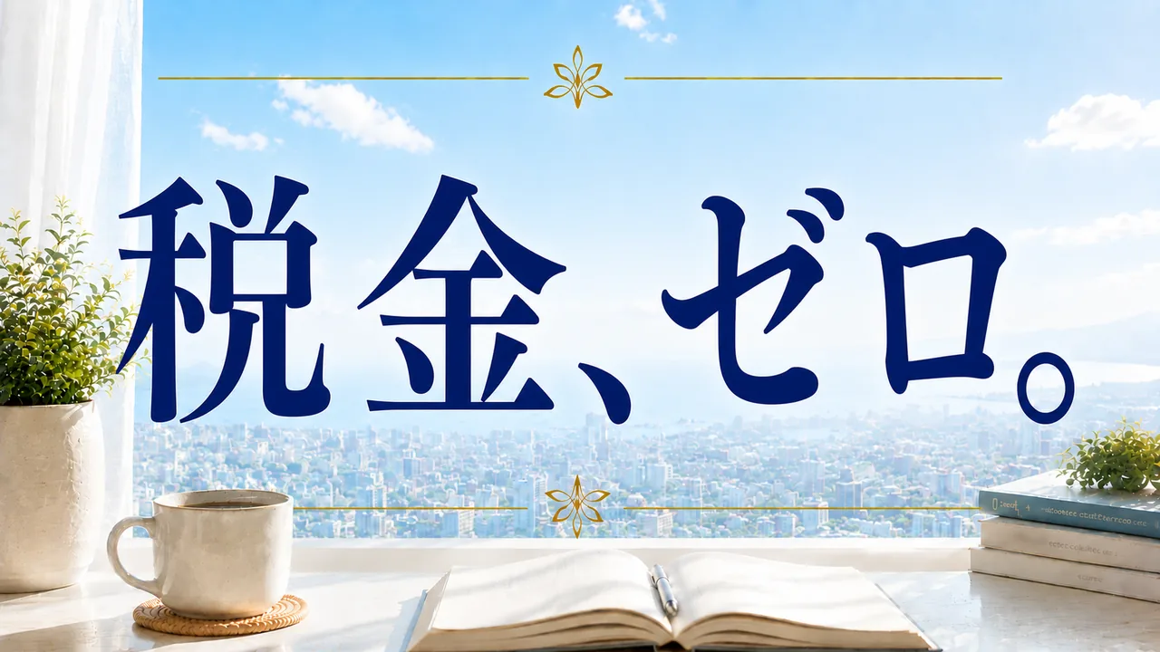 税金、ゼロ。