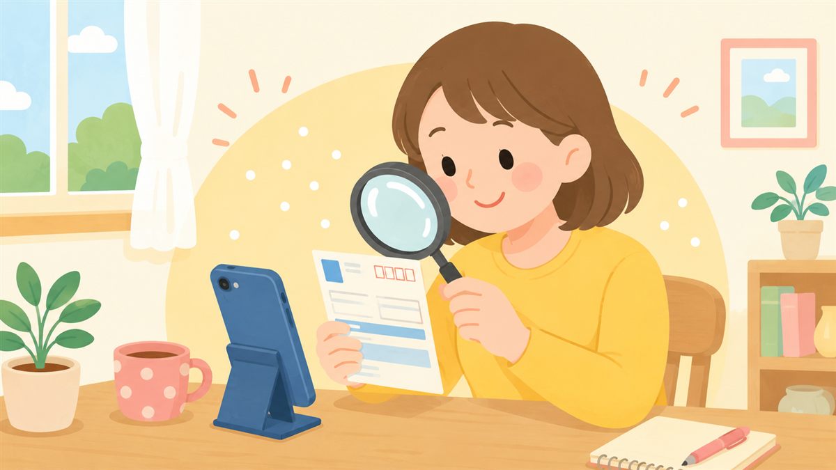 ねんきん定期便で自分の額を調べる