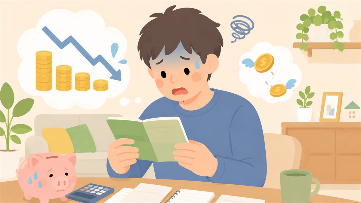 無給で気づいた家計の穴