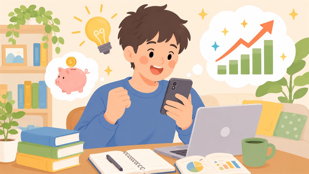 お金の勉強を始めた
